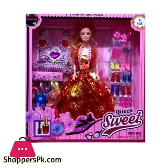 Pink Fashion Barbie Playset