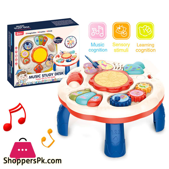 Music Study Desk Little Angel Baby Toys Activity Table