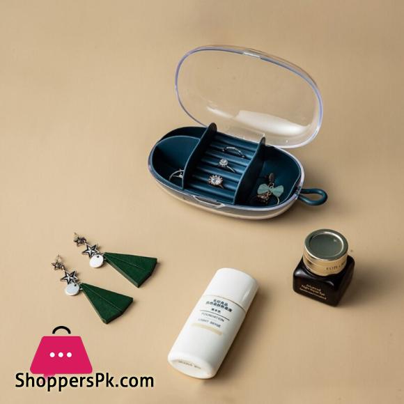 portable jewelry box organizer earrings hair clip holder outdoor Travel Jewelry Display