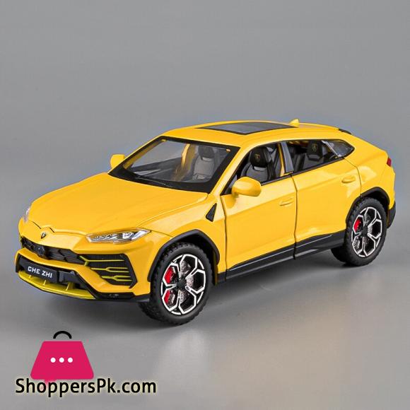 1:24 Lambos URUS Bison SUV Coupe Alloy Car Model Sound and Light Simulation Car Decoration Collection Child Toy Gift|