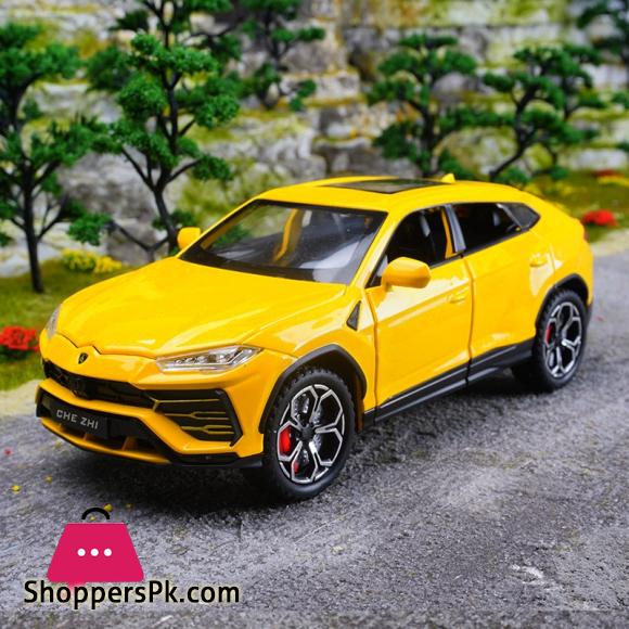 1:24 Lambos URUS Bison SUV Coupe Alloy Car Model Sound and Light Simulation Car Decoration Collection Child Toy Gift|