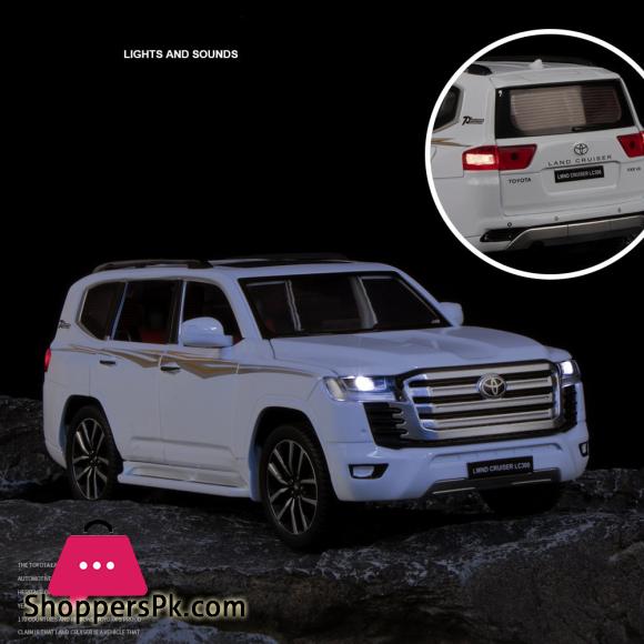 1:24 New Toyota LAND CRUISER LC300 SUV Model Diecasts Metal Casting Sound Car Model For Childrens Car Toys