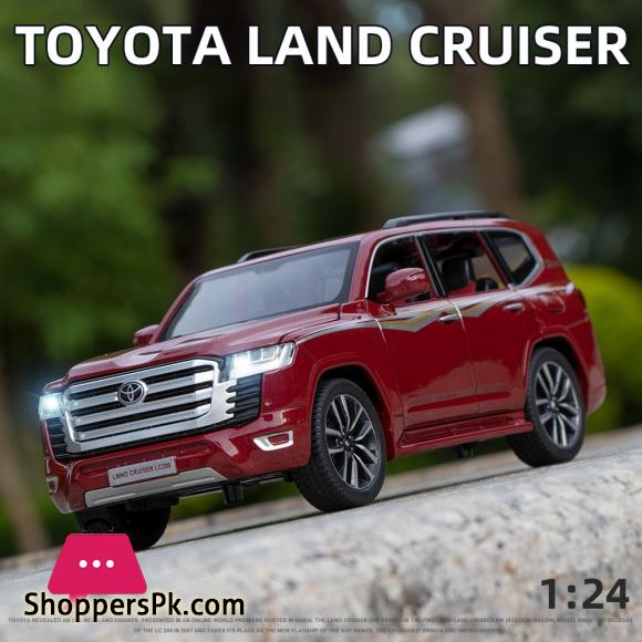 1:24 New Toyota LAND CRUISER LC300 SUV Model Diecasts Metal Casting Sound Car Model For Childrens Car Toys