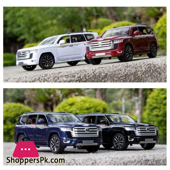 1:24 New Toyota LAND CRUISER LC300 SUV Model Diecasts Metal Casting Sound Car Model For Childrens Car Toys