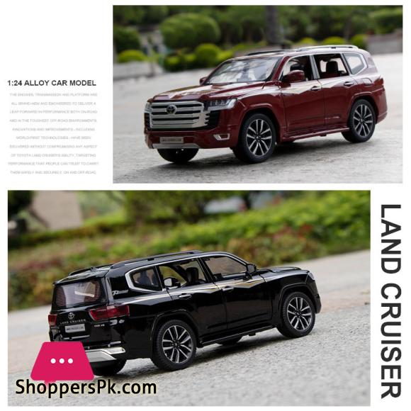 1:24 New Toyota LAND CRUISER LC300 SUV Model Diecasts Metal Casting Sound Car Model For Childrens Car Toys