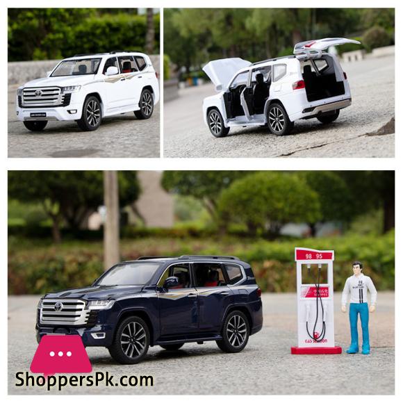 1:24 New Toyota LAND CRUISER LC300 SUV Model Diecasts Metal Casting Sound Car Model For Childrens Car Toys