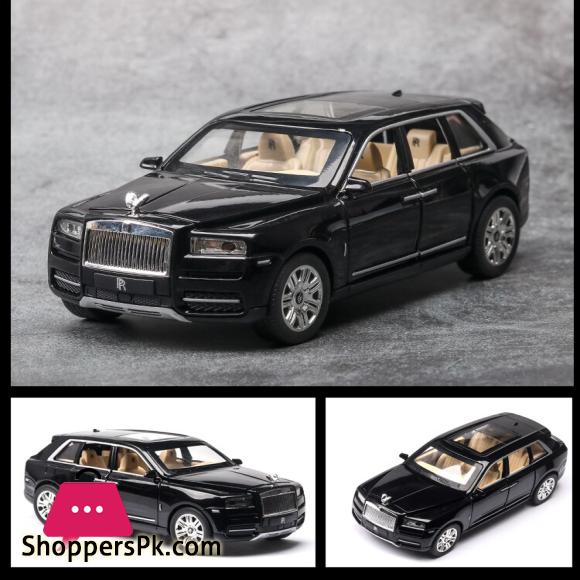 1:24 Rolls Royce Cullinan Alloy Car Model Metal Vehicles Diecasts Collection With Engine Sound And Light Gift For Children|