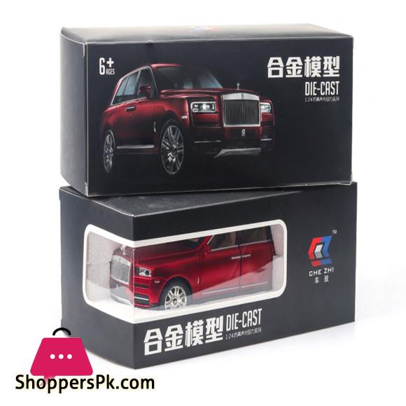 1:24 Rolls Royce Cullinan Alloy Car Model Metal Vehicles Diecasts Collection With Engine Sound And Light Gift For Children|