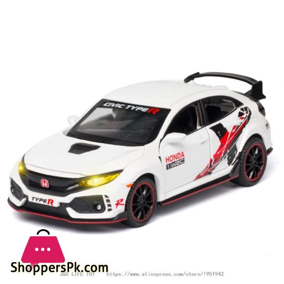 1:32 HONDA CIVIC TYPE R LIMITED EDITION Toy Car Metal Toy Diecasts & Toy Vehicles Car Model High Simulation Car Toys For Boy