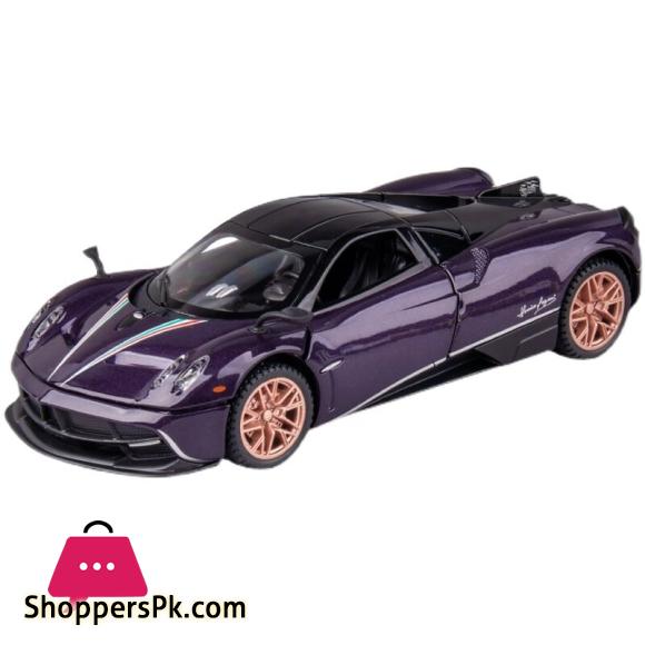 1:24 Pagani Huayra Dinastia Alloy Car Model Diecast Toy Vehicle sound and light Pull Back Simitation Cars Model Toys Gift