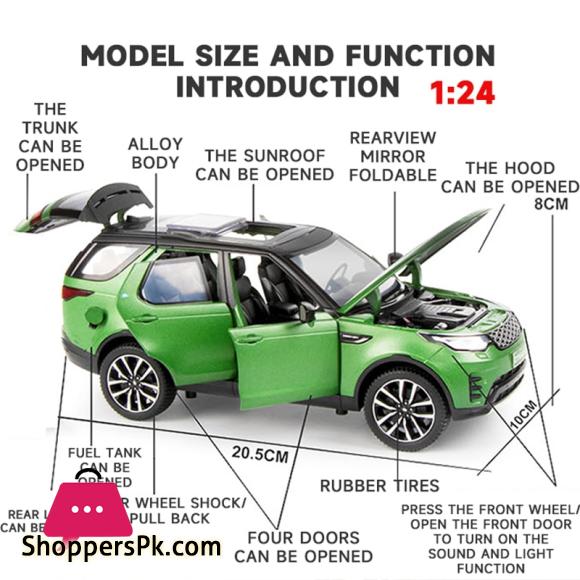 2021 Discovery 5 Diecast 1:24 Alloy Car Model Miniature Metal Vehicle Off-Road SUV For Kids