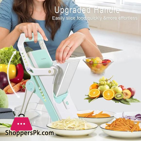 5-in-1 Multifunctional Vegetable Cutter Slicer Mandolin Manual Chopper Radish French Fries Cutting Tool Kitchen Accessories