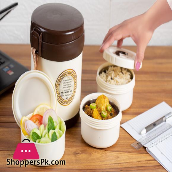 Appollo Partner Lunch Carrier Large (With 2 Steel & 1 Salad Bowls)