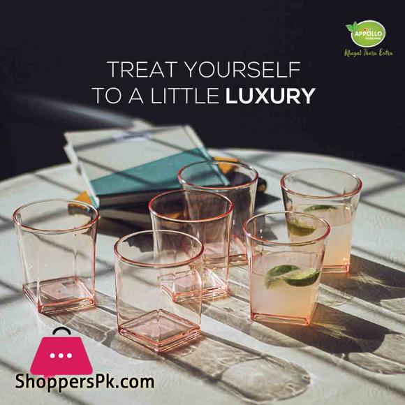Appollo Party Acrylic Glass Model-1 Set (6 pieces)