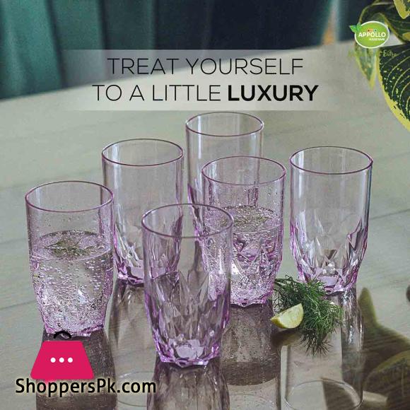 Appollo Party Acrylic Glass Model-11 Set (6 pieces)