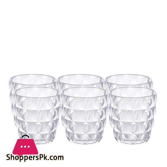 Appollo Real Acrylic Glass Model-1 Set (6 pieces) 450ml