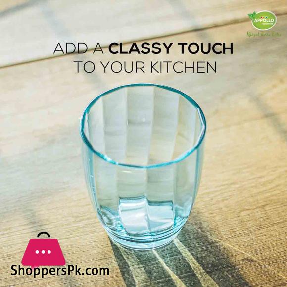 Appollo Real Acrylic Glass Model-2 Set (6 pieces) 450ml