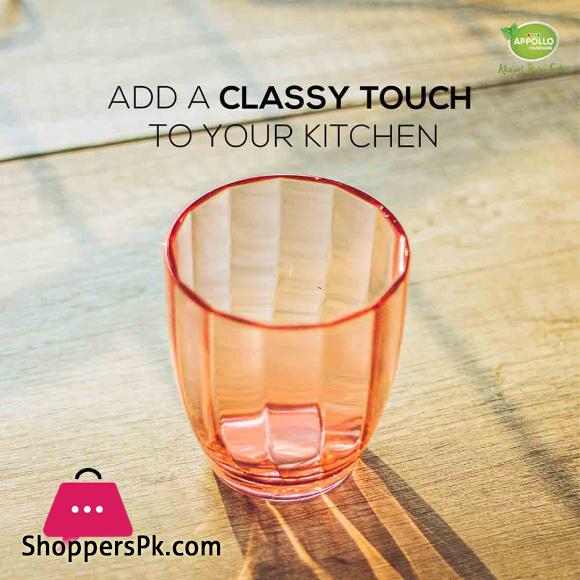 Appollo Real Acrylic Glass Model-2 Set (6 pieces) 450ml
