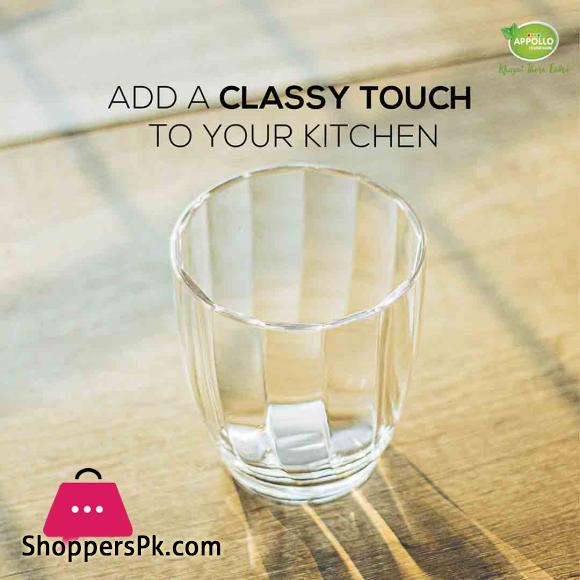 Appollo Real Acrylic Glass Model-2 Set (6 pieces) 450ml