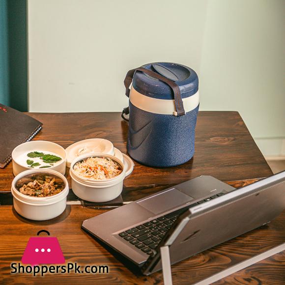 Appollo Riwayat Lunch Carrier (2 steel bowls & 1 salad bowl)