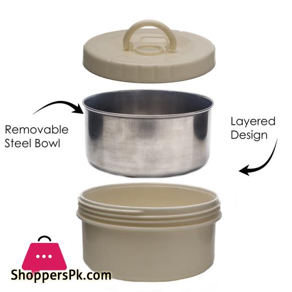 Appollo Riwayat Lunch Carrier (2 steel bowls & 1 salad bowl)