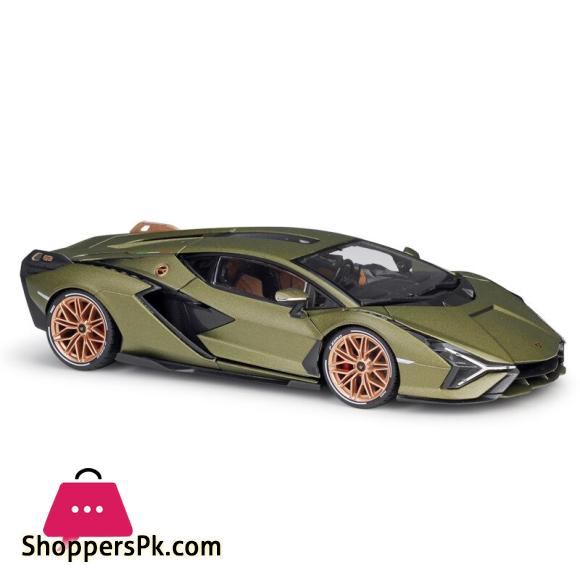 Bburago 1:18 Lamborghini Sian FKP 37 sports car simulation alloy car model finished product collection gift ornaments B544