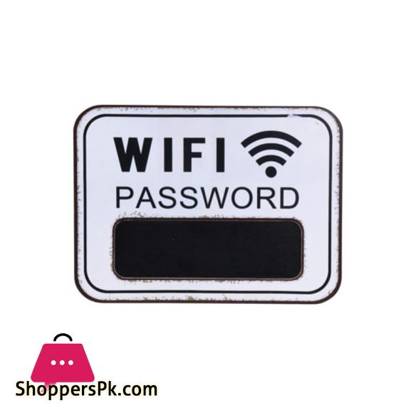 Black Board MDF Wifi Password - Cafe Decor