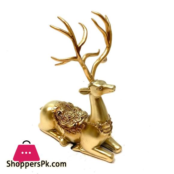 Decorative Deer Set of 2 - Golden