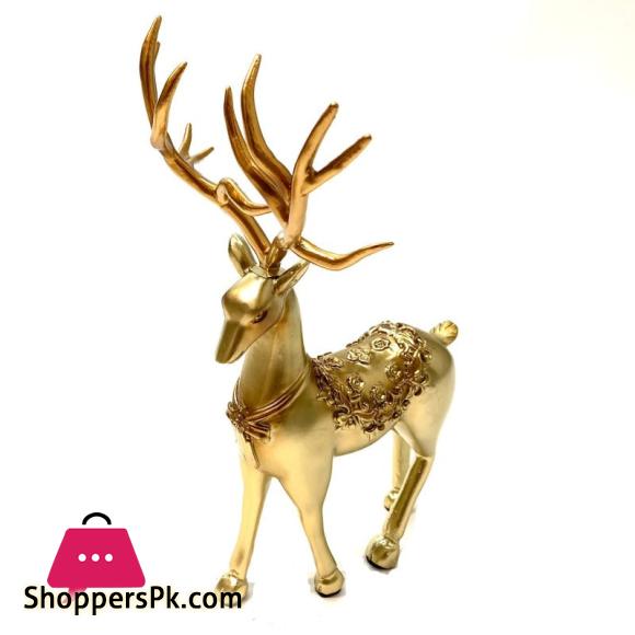 Decorative Deer Set of 2 - Golden