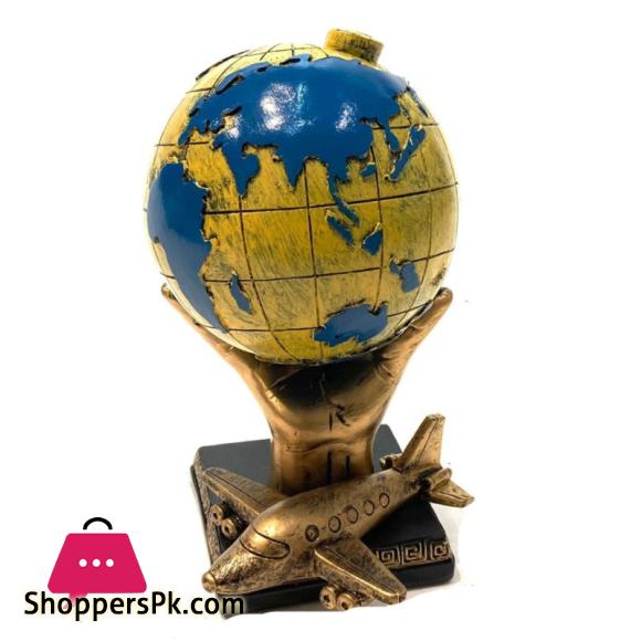 Decorative Globe with Airplane