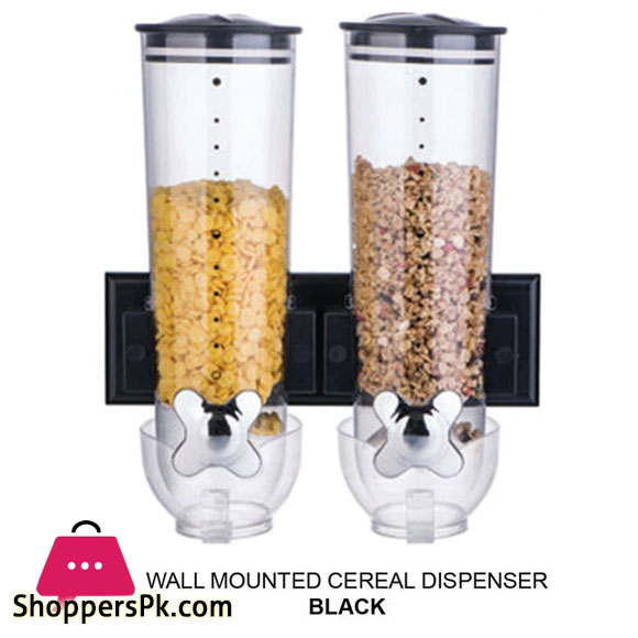 Double Food Storage Cans Cereal Boxes Kitchen Sealed Cereal Dry Household Snacks Melon Seeds Nuts Candy Dispenser Secret Stash