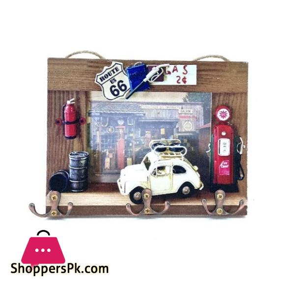 Fancy Wooden Key Holder - Decor