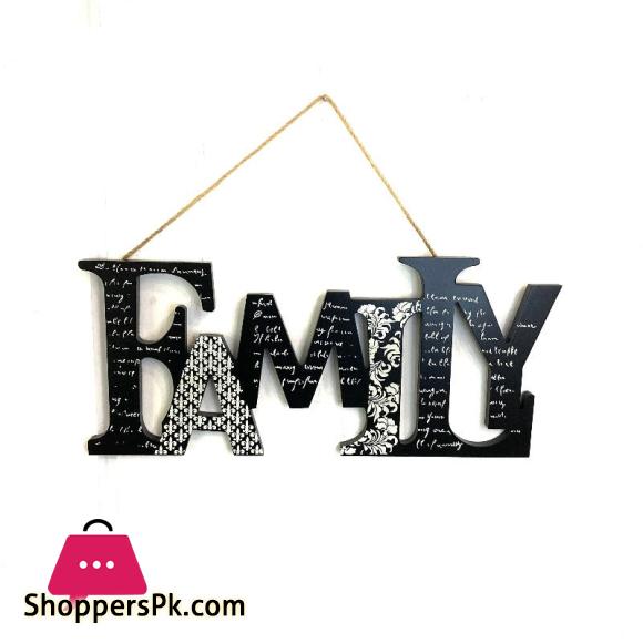 Hanging FAMILY Board - Home Decor