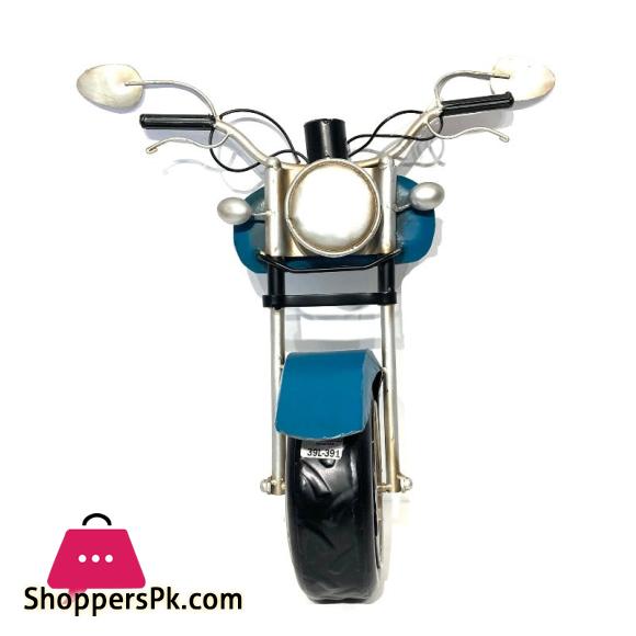 Hanging Franklin Mint 1936 Harley-Davidson Metal Bike - Home decor
