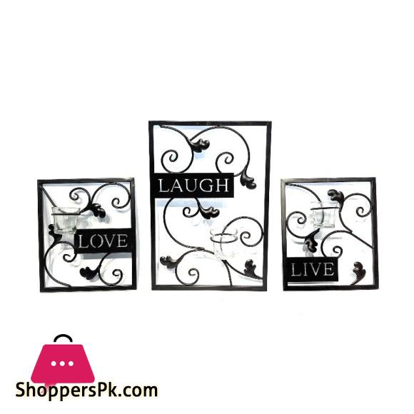 Hanging Metal Frame (Set of 3) -Home Decor