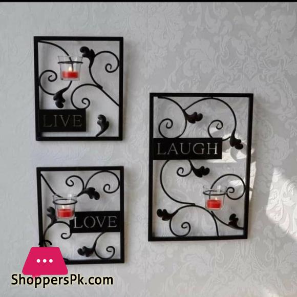 Hanging Metal Frame (Set of 3) -Home Decor