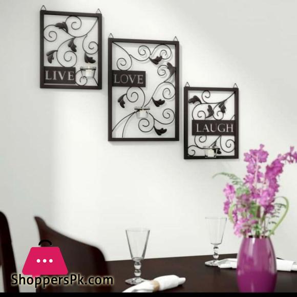 Hanging Metal Frame (Set of 3) -Home Decor