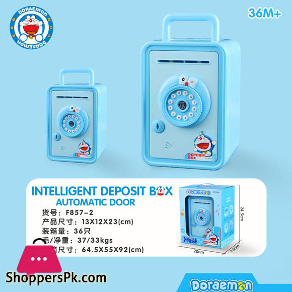 Kids Mini Password-Safe Security Coin Piggy Bank