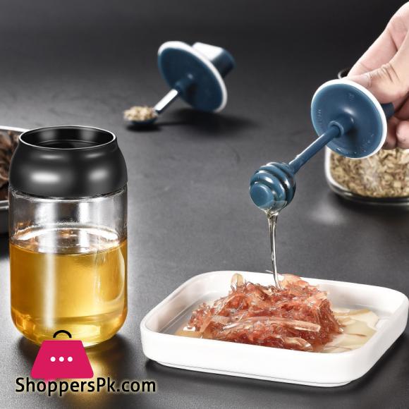 Kitchen Seasoning Containers Glass Sealed Honey Bottle