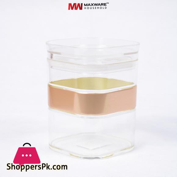 Appollo Maxware Household Sparkle Acrylic Jar 1200 ml Pack of 3