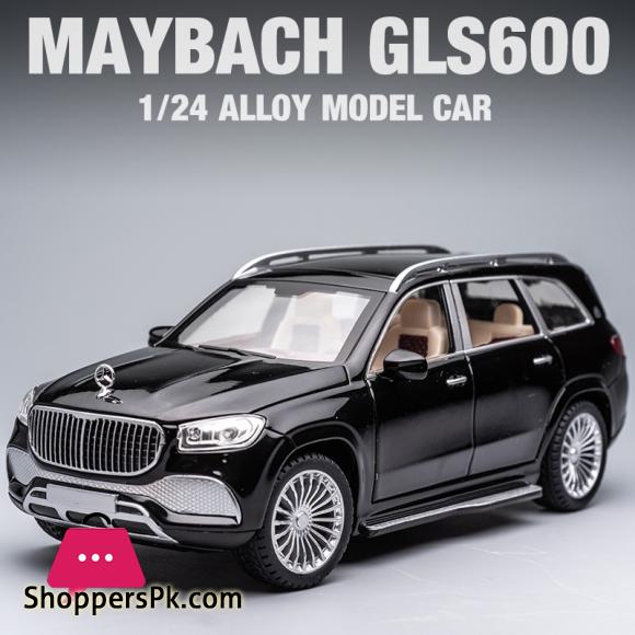 New 1/24 Mercedes Benz Maybach Gls600 Alloy Model Car Childrens Toy Car Gift Ornaments Simulation SUV Car Model Boys Collection
