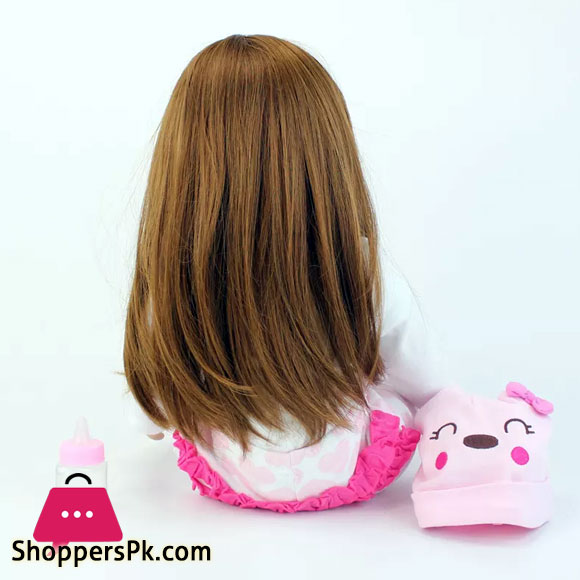 Reborn Baby Girl Reborn Toddler Boneca Soft Silicone Cloth Body Lifelike Newborn Dolls for Girls Realistic Reborn Dolls 60CM