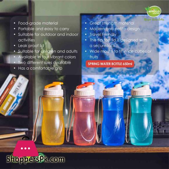 Appollo Spring Water Bottles 850ml - 2pcs