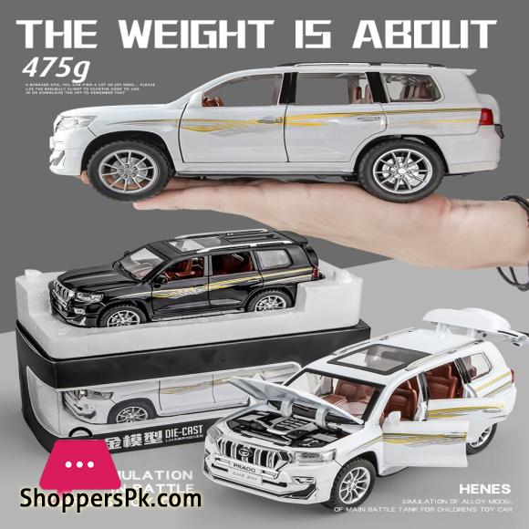 TOYOTA Land Cruiser Prado SUV Collection 1:24 CheZhi Car Exquisite Simulation Diecasts