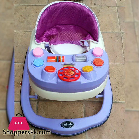 Twinkle Baby Walker Strongest Folding Walker for Babies Attached Toys