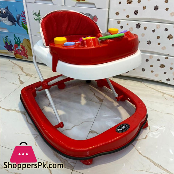 Twinkle Baby Walker Strongest Folding Walker for Babies Attached Toys
