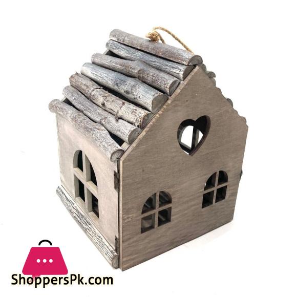 Wooden Bird Feeder House - Decor