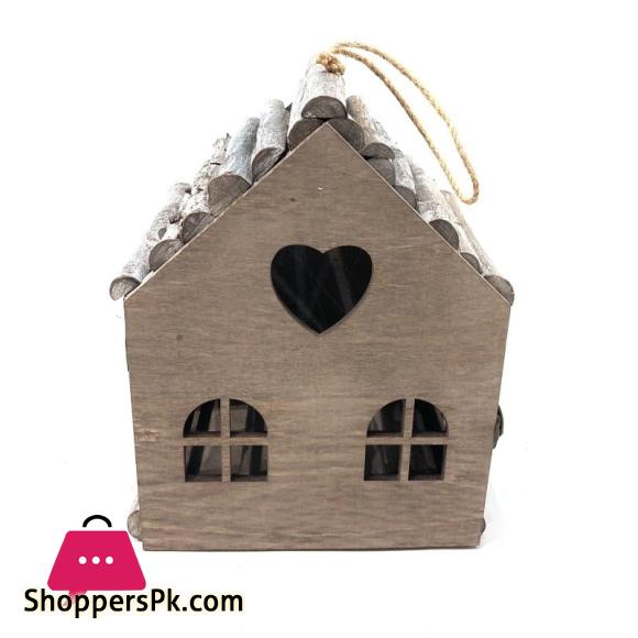 Wooden Bird Feeder House - Decor