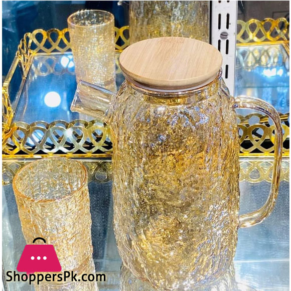Amber Gold Water set