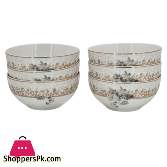 Angela - Serving Bowl 6Pcs Sets Arabicword MK238